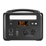 VoltX 600W Portable Power Station 307Wh Solar Generator For Home Backup BMS LCD