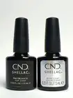 CND Shellac Gel Matte Top Coat Base Coat 0.25oz Duo Pack