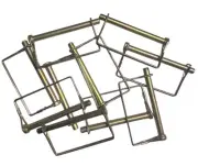 50pc 5/16" Gold Trailer Lock Pin, Square Heavy Duty Goliath Industrial ~LCPTC516