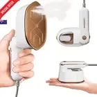 2-in-1 Handheld Garment Steamer Iron – 1100W Portable Travel Clothes Steamer