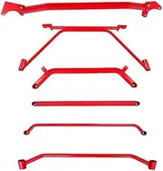Suspension Strut Bars,Compatible With BMW 2-series F22 220i M235 M240 Accessories Stabilized Bars Body Structure Reinforced Tie Rods(6)