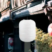 White Paper Lantern Lampshade Paper Hanging Lantern Cover DIY Painting Paper