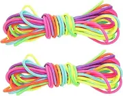 EXAOMBLE 2pcs Jump Rope Lightweight Skipping Rope for Outdoor Play Exercise Physical Education Fun Activity for Boys