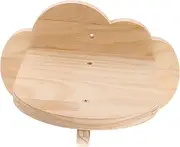 Abaodam Hanging Cat Climbing Ladder Cat Jumping Platform for Indoor Use Natural Wood Design for Pet Fun and Home Decor