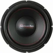 AMERICAN BASS TITAN 12” 600W/1200W (RMS/MAX) CAR SUBWOOFER 4-OHM DVC SUB WOOFER