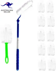 Duster Kit with Extender Handle Long Handle to +1 Short Handle +12 Duster Refill