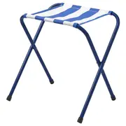 STRANDÖN folding stool, blue