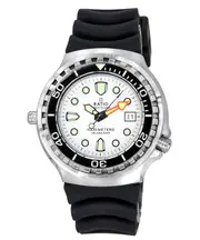 RATIO FreeDiver Helium Safe Sapphire White Dial 1038EF102V-WHT 1000M Mens Watch