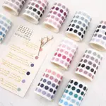 NEW 336 PCS/LOT COLORFUL DOTS WASHI TAPE JAPANESE PAPER DIY