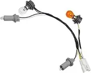LUMIXE Tail Light Lamp Socket Holder Wiring Harness, Rear Taillight Lamp, for Hyundai, for Sonata 2011-2014, Rubber ABS Glass, 92450-3Q000, Yellow Light, 1 Set Durable Material Tail Light Lamp Socket