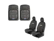 Adventure Kings Premium Car Seat Covers + Premium Floor Mats (Pair) SUV 4WD 4x4