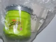 MATTEL NICKELODEON Z ZAND PLAY SAND MATERIAL YELLOW NEON 3oz SAMPLE KOOL-AID NOS