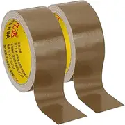 uxcell 1.6"x0.01" Bookbinding Tape, 22 Yard Total 2 Roll Cloth Bookbinding Repair Tape Book Binding Tape Self Adhesive for Repairing Old Books, Brown