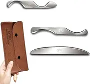 BYYDDIY 3 in 1 IASTM Tool Set & Stainless Steel Muscle Scraper Tools Set (5SSC)