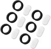 Abaodam 6Sets Cat Water Fountain Filters Replacement for Cat Drinking Fountain Triple Filtration System for Clean Water for Home Office Use Supports Pet Health