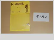 Detail Associates 8413 N Scale Manhole Cover 2 pcs Model Train Accessory #5346