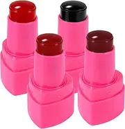 4PCS Jelly Blush, Jelly Blush Stick Set, Smooth Lightweight Blush Jelly Tint, Moisturize Blusher Stick, Cooling Water Jelly Blush Stick For Cheeks Make Up