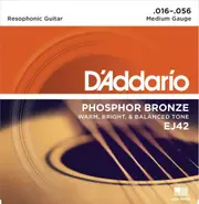 D'Addario EJ42 Resophonic Guitar Strings, 16-56