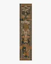 75' x 365' | Machine Washable Runner Rug | Kid & Pet Friendly | Indoor Rug | La Joie Natural Multicolour Rug by Architectural Digest | Ruggable