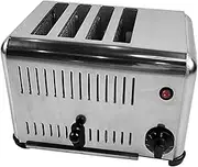 Commercial bread machine with toasters, trays for the collection of stainless steel scraps, bread baking machine, restaurants, bakeries, sweets, 4slice