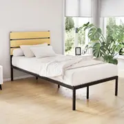 Artiss Metal Bed Frame King Single 205x109cm PAULA