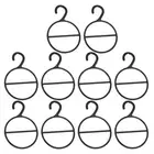 10 PCS Multifunctional Hook Ring Clothes Hanger Circle Shape Coat