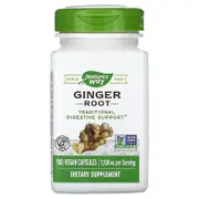 Nature's Way, Ginger Root, 1,100 mg, 100 Vegan Capsules (550 mg per Serving)
