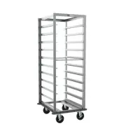 Metro RF23NA33 Roll-In Refrigerator Pan Racks with Gray Continuous Bumper, 5" S