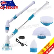 Electric Spin Scrubber Turbo Scrub Cleaning Brush Cordless Chargeable NEW