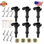 6-Pack Ignition Coil Set for Jeep Grand Cherokee & Dodge Models - Quality Rep...