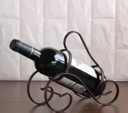 1pc European Style S-shaped Portable Red Wine Rack, Creative Wine Rack,