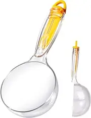 Cat Food Scoop - Cat Food Scooper with Airtight Clip - Long Handled Measuring Spoon with Delectable Wet Treat Dispenser Can Opener for Accurate Measurement
