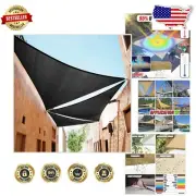 Heavy Duty 11' x 11' UV-Resistant Triangle Shade Sail Canopy for Outdoor Spaces
