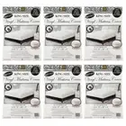 6 Pack King Bed Bug Proof Mattress Cover Protector Waterproof Zippered Vinyl