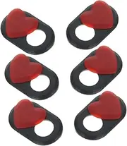 Mikinona Laptop Camera Slide Cover 6pcs Heart Design Privacy Protector for Phone Notebook Tablet