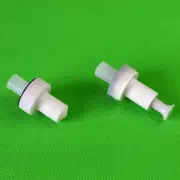 2PCS Electrostatic Powder Coating Flat and Round nozzle for GM 02 spray gun