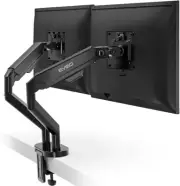 EVEO Premium Dual Monitor Mount 14"-32” VESA Bracket, Black