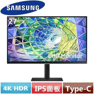 SAMSUNG三星 27型 S27A800UJC 4K美型電腦螢幕