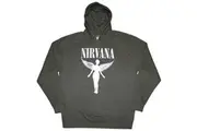 Nirvana Unisex Adult Angelic Pull Over Hoodie (Khaki Green) - UTRO12834