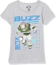 [Disney] Boys' Big Lightyear Buzz Xl-15 Star Command Short Sleeve Tee