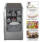 15 Pockets Fridge Organizer Large Capacity Mini Fridge Storage