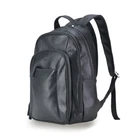 Tosca Vegan Leather Backpack Mens Multi-Pocket Travel School/Work Bag Black