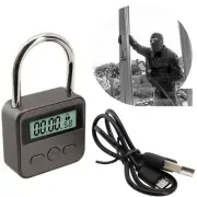 Waterproof Time Lock Multifunction Travel Electronic Timer Padlock Smart Timer