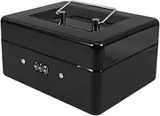 Hidden Storage Box with Password Lock Durable Metal Cash Safe for Money Documents Valuables Portable Multifunctional Small Safe Box for Home and Office Use