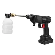 Cordless Electric High Pressure Water Spray Gun Car Washer Cleaner W/ 2 Battery