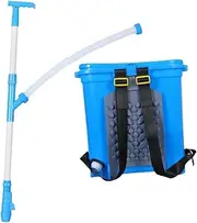 Power Tillers 25L Manual Fertilizer Spreader Garden Seeding Tool Fertilizer Sprayer Multifunction Fertilizer Spreader for Lawn Seeds Dispenser(Height Adjustable)
