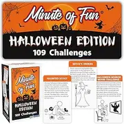 Funwares Minute of Fun, Halloween Edition - Over 100 Fun Halloween-Themed Minute to Win It Games & Challenges for Kids, Adults, Teens, and Families is in Your Home, 2-12 Players!
