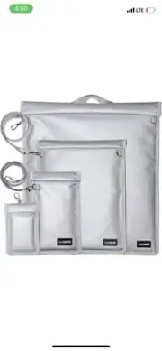 Large Faraday Bags Emp Proof for Car Keys & Phone & Tablets & Laptop & Key
