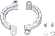 Boat Split Collar Anode, Zinc Saildrive Ring Anode SD20 SD25 SD30 SD31 SD40 SD50 SD60, Enduring Protection, Easy Replacement, Made to OEM Specs, Prevents Galvanic Damage in