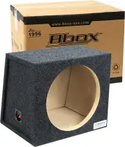 Single Sealed Car Subwoofer Enclosure 12 Inch Pro Audio Tuned Speaker Box MDF